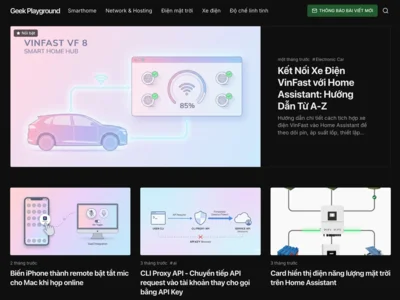 Geek Playground - Blog về SmartHome và DIY projects